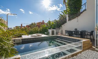 2 exclusivos apartamentos en venta con amplia terraza, piscina privada y vistas a La concha en Nueva Andalucia, Marbella 50122 