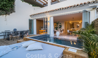 2 exclusivos apartamentos en venta con amplia terraza, piscina privada y vistas a La concha en Nueva Andalucia, Marbella 50123 