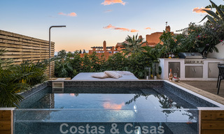 2 exclusivos apartamentos en venta con amplia terraza, piscina privada y vistas a La concha en Nueva Andalucia, Marbella 50124 