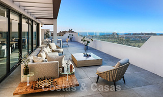Nuevos y lujosos apartamentos de estilo contemporáneo en venta con amplias terrazas y vistas panorámicas en la Nueva Milla de Oro entre Marbella y Estepona 50045 