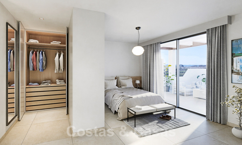 Nuevos y lujosos apartamentos de estilo contemporáneo en venta con amplias terrazas y vistas panorámicas en la Nueva Milla de Oro entre Marbella y Estepona 50046