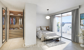 Nuevos y lujosos apartamentos de estilo contemporáneo en venta con amplias terrazas y vistas panorámicas en la Nueva Milla de Oro entre Marbella y Estepona 50046 
