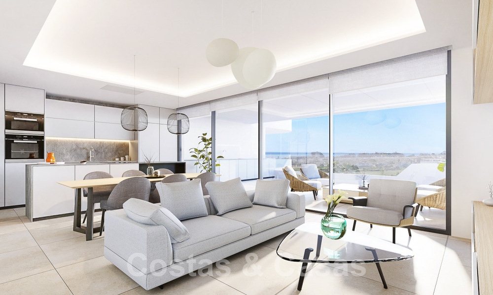 Nuevos y lujosos apartamentos de estilo contemporáneo en venta con amplias terrazas y vistas panorámicas en la Nueva Milla de Oro entre Marbella y Estepona 50047