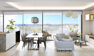 Nuevos y lujosos apartamentos de estilo contemporáneo en venta con amplias terrazas y vistas panorámicas en la Nueva Milla de Oro entre Marbella y Estepona 50048 