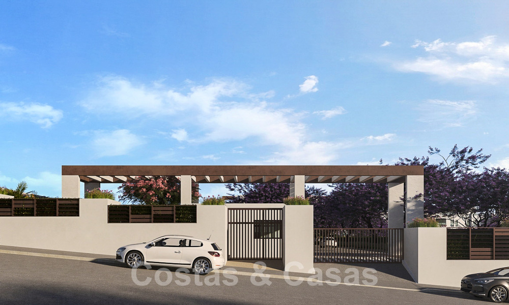 Nuevos y lujosos apartamentos de estilo contemporáneo en venta con amplias terrazas y vistas panorámicas en la Nueva Milla de Oro entre Marbella y Estepona 50059