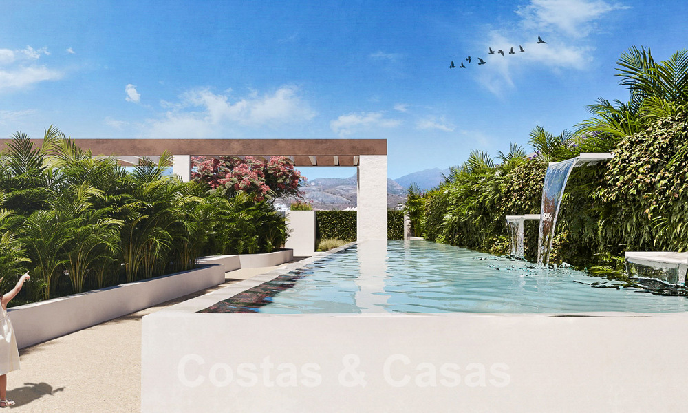 Nuevos y lujosos apartamentos de estilo contemporáneo en venta con amplias terrazas y vistas panorámicas en la Nueva Milla de Oro entre Marbella y Estepona 50062