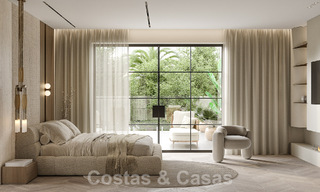 Villa de lujo de estilo mediterráneo en venta junto al campo de golf Las Brisas en el valle del golf de Nueva Andalucía, Marbella 50245 
