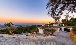 Villa mediterránea de lujo en venta con un toque contemporáneo e impresionantes vistas al mar en el exclusivo complejo La Zagaleta Golf, Benahavis - Marbella 49360 