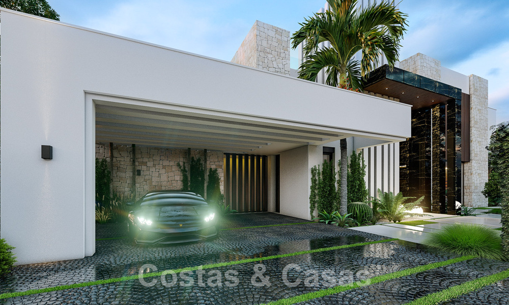 Nueva villa de diseño contemporáneo en venta a un paso de la playa de la Nueva Milla de Oro, entre Marbella y Estepona 50032