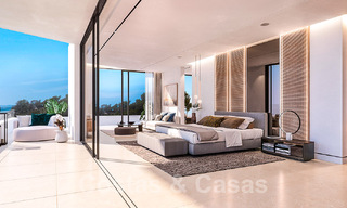 Exclusiva villa de diseño en venta en primera línea de playa con preciosas vistas al mar en la Nueva Milla de Oro entre Marbella y Estepona 51195 
