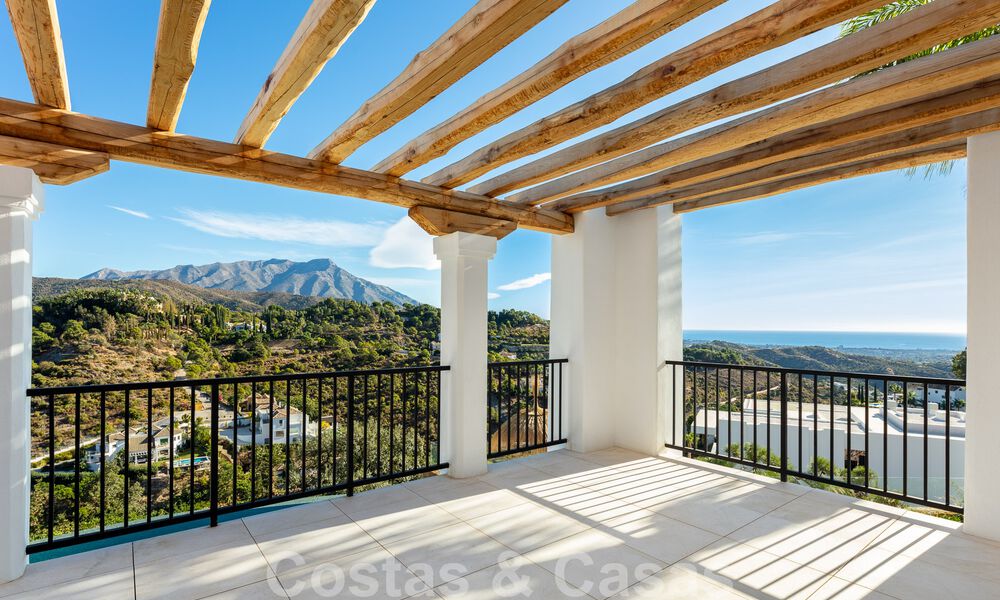 Sublime villa mediterránea de lujo con alojamiento para invitados e impresionantes vistas al mar en venta en El Madroñal, Marbella - Benahavis 51522