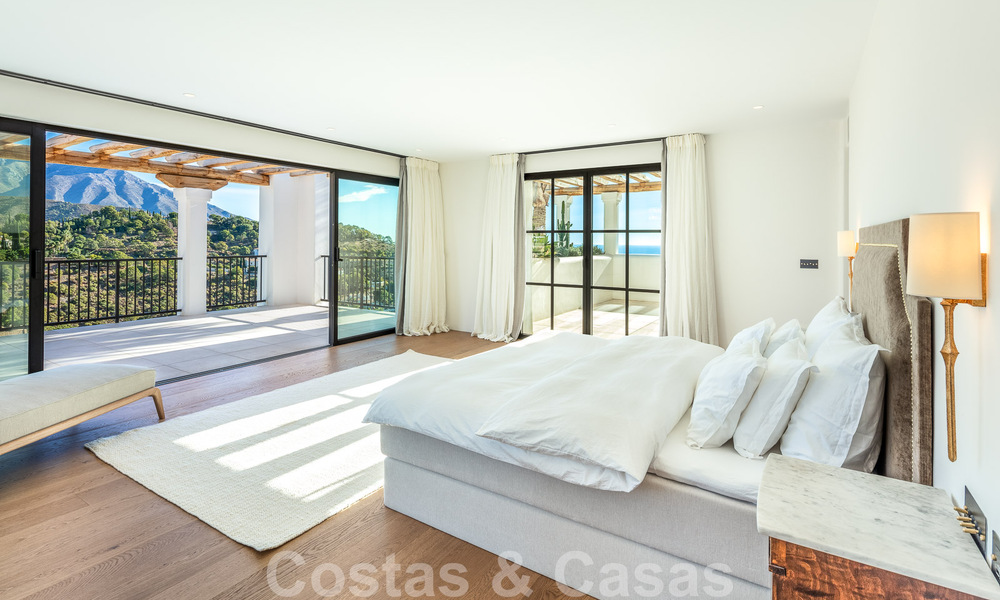 Sublime villa mediterránea de lujo con alojamiento para invitados e impresionantes vistas al mar en venta en El Madroñal, Marbella - Benahavis 51523