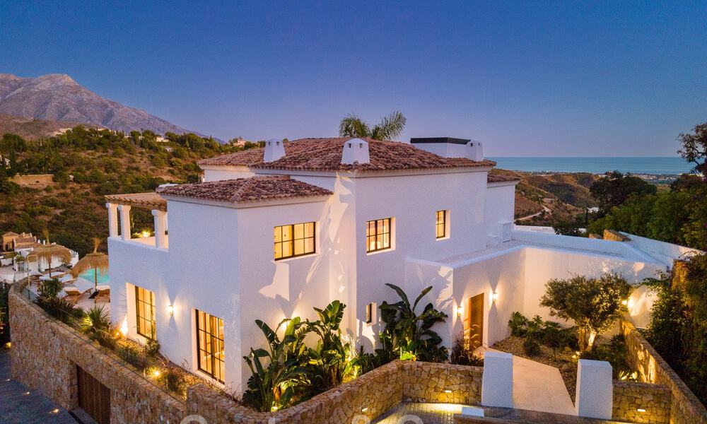 Sublime villa mediterránea de lujo con alojamiento para invitados e impresionantes vistas al mar en venta en El Madroñal, Marbella - Benahavis 51531