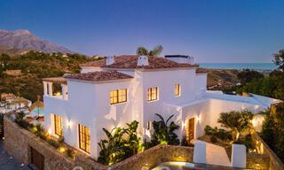 Sublime villa mediterránea de lujo con alojamiento para invitados e impresionantes vistas al mar en venta en El Madroñal, Marbella - Benahavis 51531 