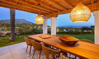 Sublime villa mediterránea de lujo con alojamiento para invitados e impresionantes vistas al mar en venta en El Madroñal, Marbella - Benahavis 51534 