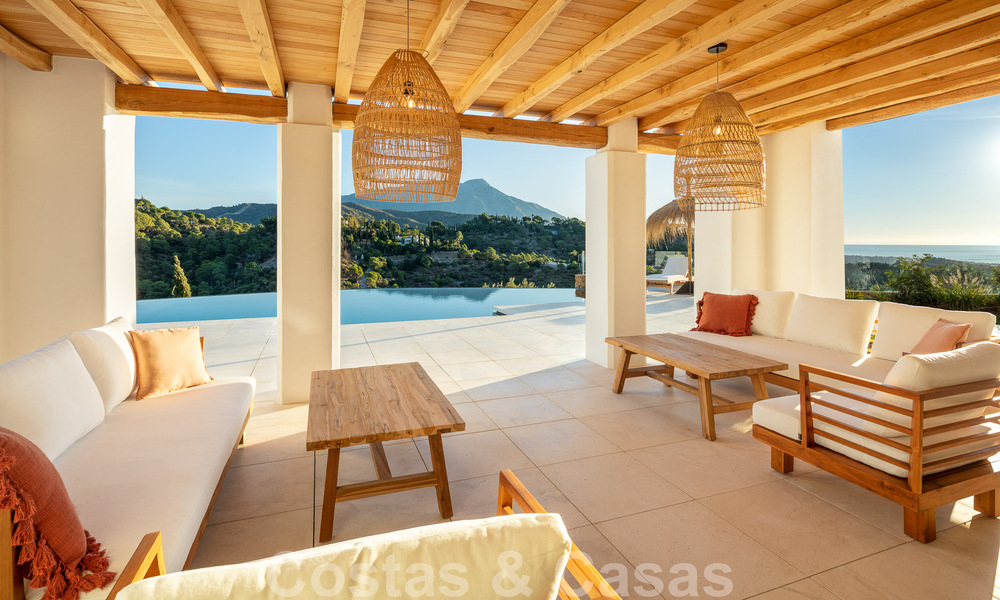 Sublime villa mediterránea de lujo con alojamiento para invitados e impresionantes vistas al mar en venta en El Madroñal, Marbella - Benahavis 51539