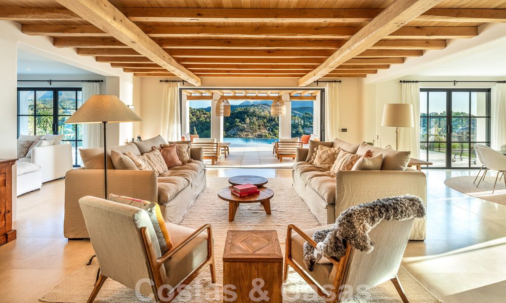 Sublime villa mediterránea de lujo con alojamiento para invitados e impresionantes vistas al mar en venta en El Madroñal, Marbella - Benahavis 51547