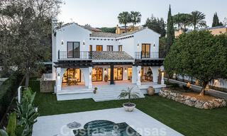 Lujosa villa andaluza con vistas parciales al mar en venta, al este de Marbella centro 52391 