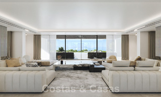 Parcela + proyecto de construcción exclusivo en venta para una impresionante villa de diseño, a poca distancia del campo de golf La Quinta en Benahavis - Marbella 52631 
