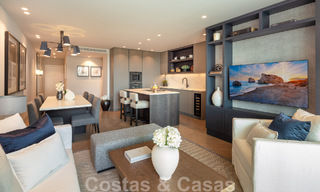 Lujoso apartamento reformado de 3 dormitorios en venta en Puente Romano en la Milla de Oro, Marbella 51776 