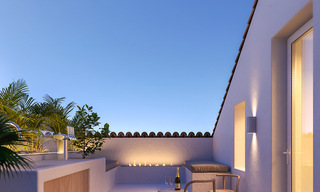 Exclusiva casa adosada reformada en venta a un paso de la playa con vistas al mar, al este de Marbella 52022 