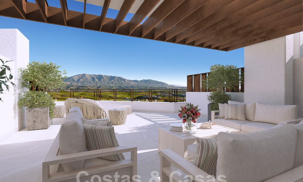 Nuevo proyecto de 8 adosados en venta, con vistas abiertas a los campos de golf del codiciado resort de golf de La Cala Golf, Mijas 53257