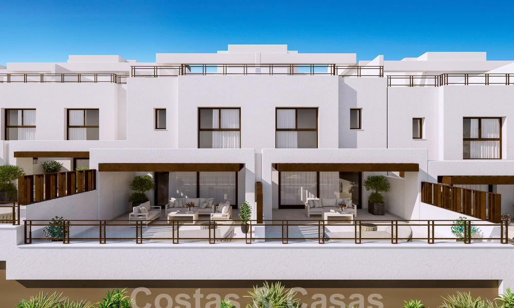 Nuevo proyecto de 8 adosados en venta, con vistas abiertas a los campos de golf del codiciado resort de golf de La Cala Golf, Mijas 53263