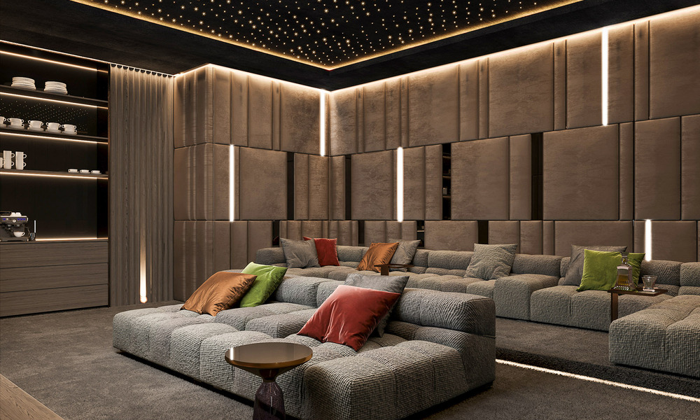 Nueva villa de diseño en venta con vistas despejadas al campo de golf en Los Flamingos Golf resort en Marbella - Benahavis 52147