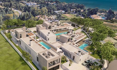 3 Nuevas villas en venta a un paso del campo de golf en un complejo de lujo en Mijas, Costa del Sol 53544