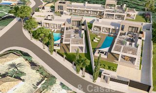 3 Nuevas villas en venta a un paso del campo de golf en un complejo de lujo en Mijas, Costa del Sol 53545 