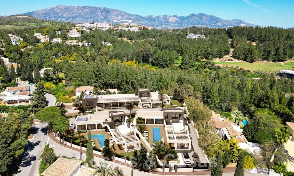 3 Nuevas villas en venta a un paso del campo de golf en un complejo de lujo en Mijas, Costa del Sol 53546