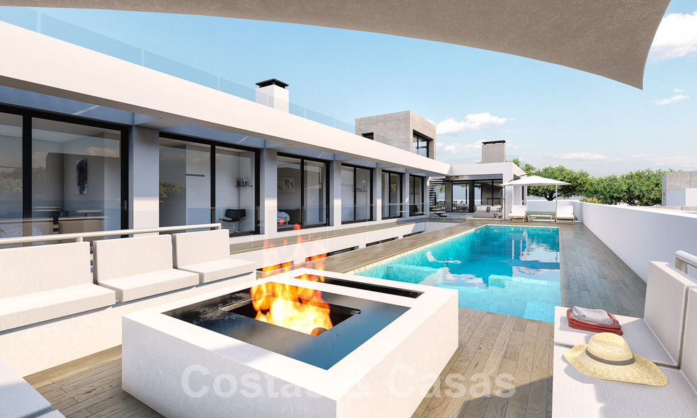 3 Nuevas villas en venta a un paso del campo de golf en un complejo de lujo en Mijas, Costa del Sol 53551