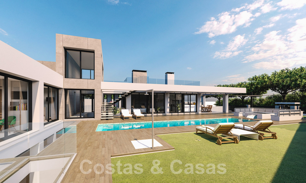 3 Nuevas villas en venta a un paso del campo de golf en un complejo de lujo en Mijas, Costa del Sol 53557