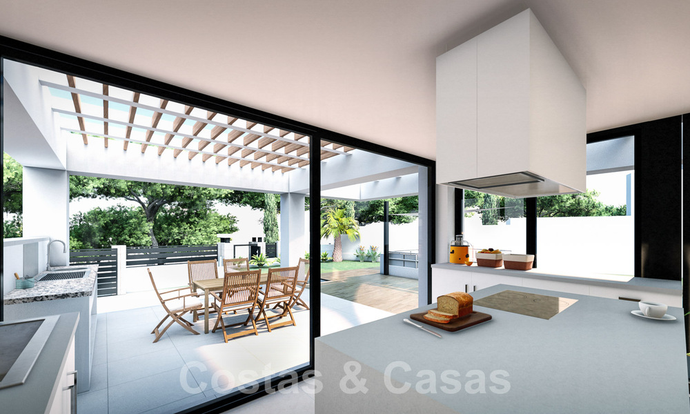 3 Nuevas villas en venta a un paso del campo de golf en un complejo de lujo en Mijas, Costa del Sol 53561