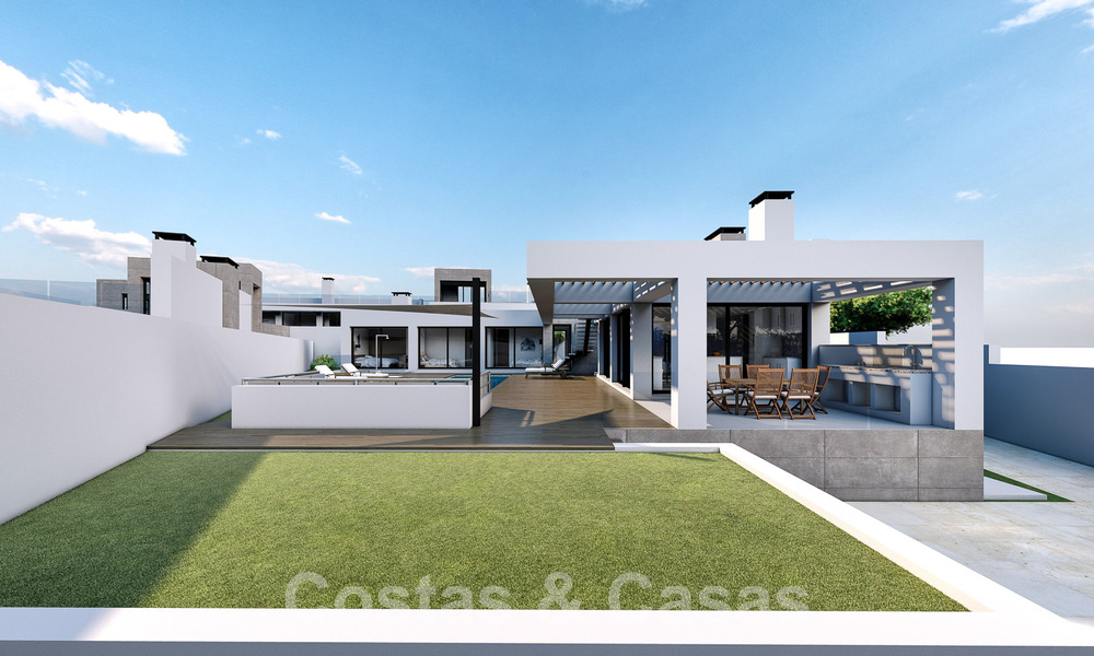 3 Nuevas villas en venta a un paso del campo de golf en un complejo de lujo en Mijas, Costa del Sol 53562