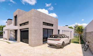 3 Nuevas villas en venta a un paso del campo de golf en un complejo de lujo en Mijas, Costa del Sol 53563 