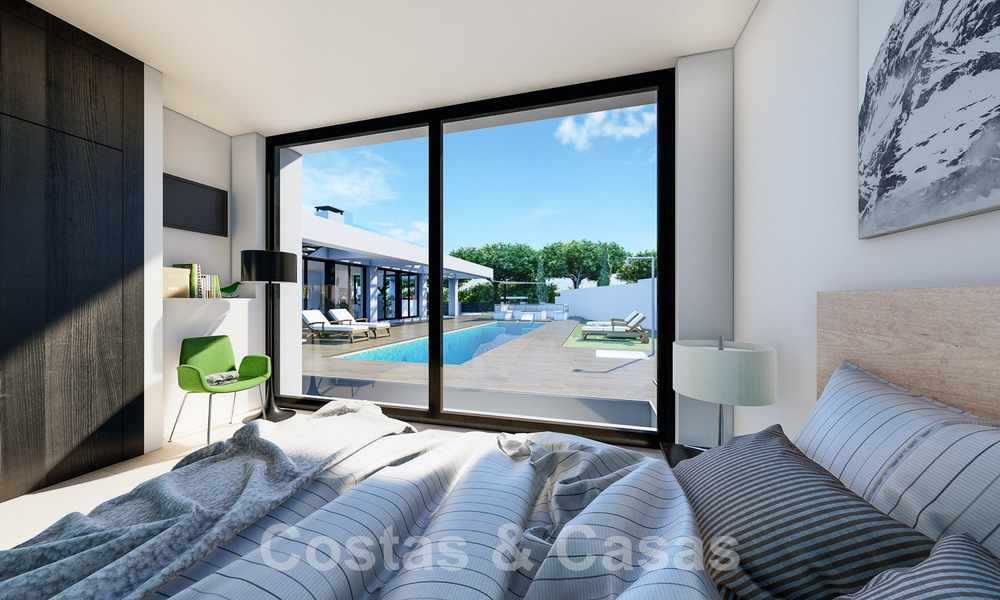 3 Nuevas villas en venta a un paso del campo de golf en un complejo de lujo en Mijas, Costa del Sol 53564