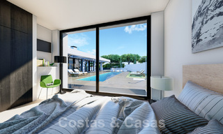 3 Nuevas villas en venta a un paso del campo de golf en un complejo de lujo en Mijas, Costa del Sol 53564 