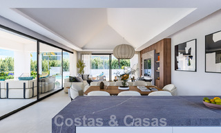 Parcela + proyecto de construcción exclusivo en venta para una villa de diseño en la Nueva Milla de Oro en Marbella - Estepona 52791 