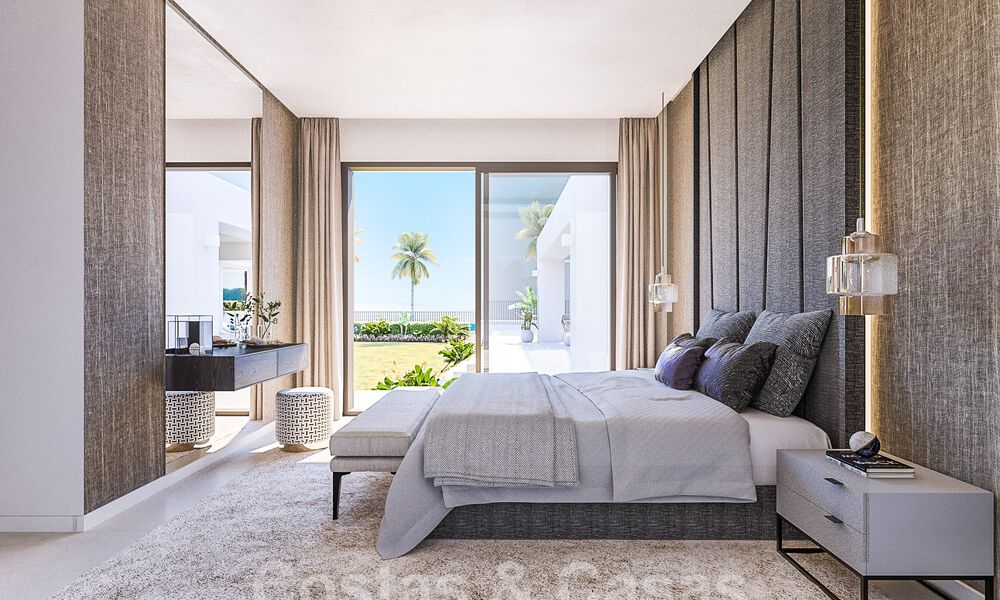 Parcela + proyecto de construcción exclusivo en venta para una villa de diseño en la Nueva Milla de Oro en Marbella - Estepona 52793