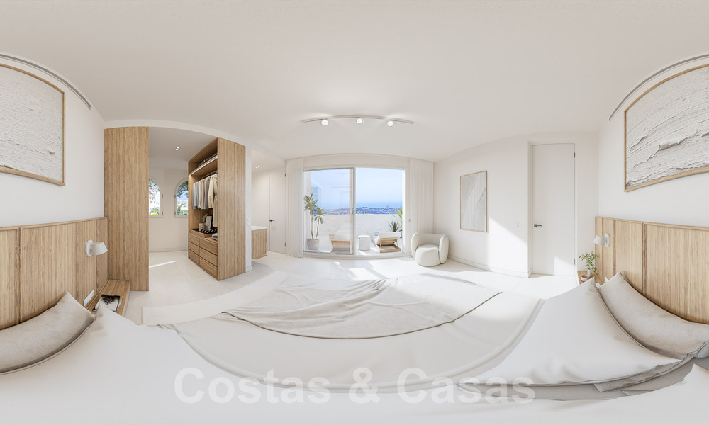 Apartamento de calidad superior amplia terraza y vistas panoramicas al mar en venta en Benahavis - Marbella 53942