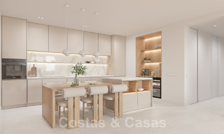 Apartamento de calidad superior amplia terraza y vistas panoramicas al mar en venta en Benahavis - Marbella 53948 