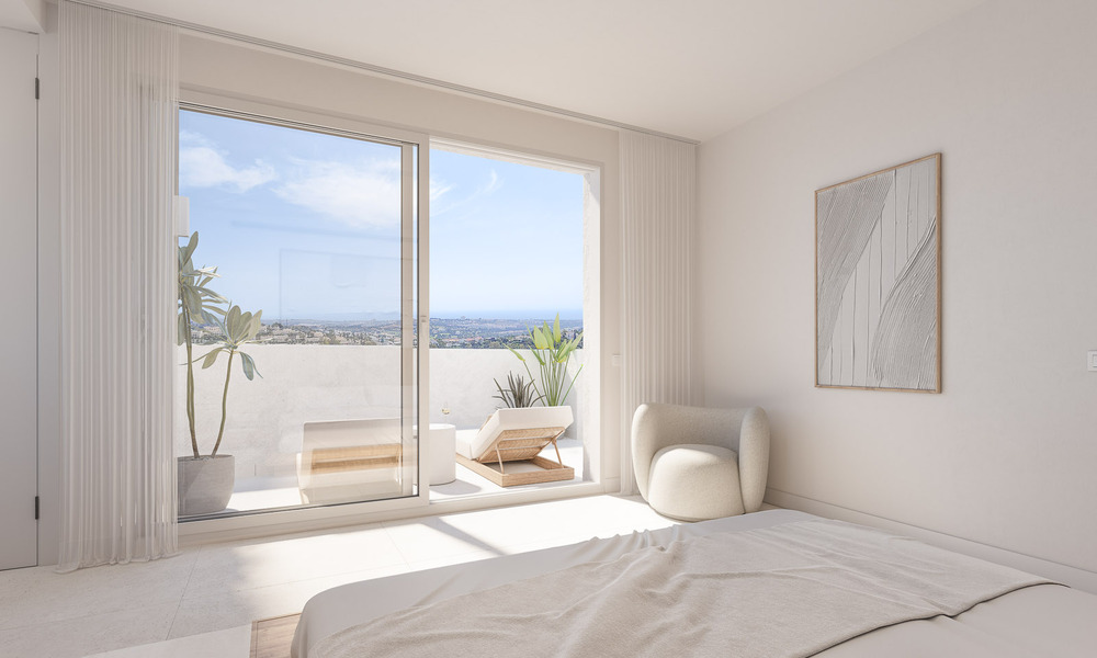 Apartamento de calidad superior amplia terraza y vistas panoramicas al mar en venta en Benahavis - Marbella 53957