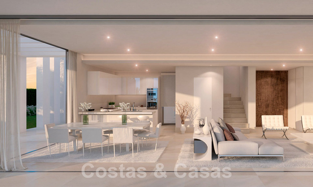 Nuevas villas de lujo modernistas en venta en un complejo de golf de 5 estrellas en Mijas, Costa del Sol 53387
