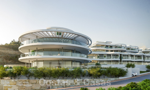 3 unidades nuevas! Sofisticados apartamentos de lujo en venta con vistas de 300° al mar, golf y montaña en Benahavis - Marbella 53422