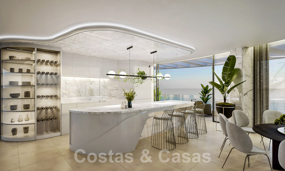3 unidades nuevas! Sofisticados apartamentos de lujo en venta con vistas de 300° al mar, golf y montaña en Benahavis - Marbella 53429