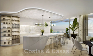 3 unidades nuevas! Sofisticados apartamentos de lujo en venta con vistas de 300° al mar, golf y montaña en Benahavis - Marbella 53429 