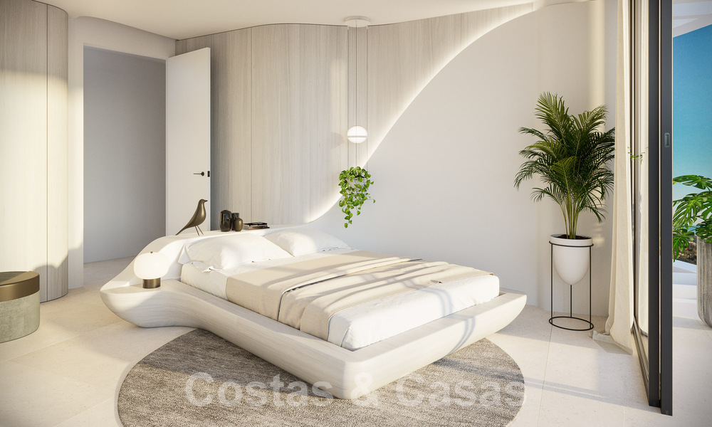 3 unidades nuevas! Sofisticados apartamentos de lujo en venta con vistas de 300° al mar, golf y montaña en Benahavis - Marbella 53435