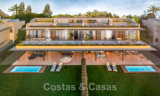 Nuevo proyecto de apartamentos de prestigio en venta con piscina privada junto al campo de golf en Marbella Este 52421 