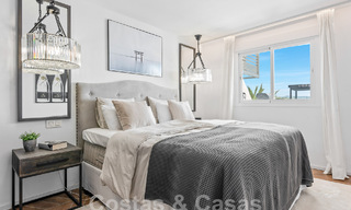Moderno ático reformado en venta con vistas a la montaña y al mar en Nueva Andalucia, Marbella 53577 